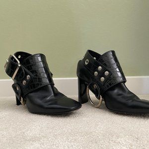 Alyx Black Leather Boots